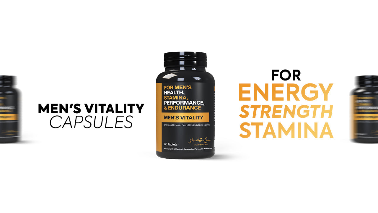 Men's Vitality Capsules for Energy, Strength, and Stamina