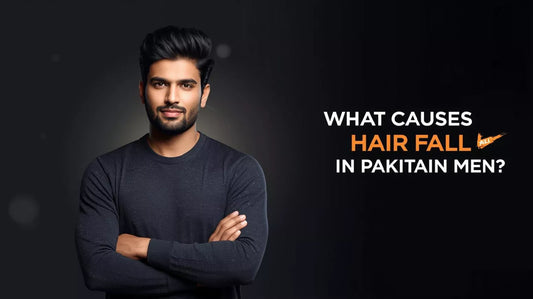 What causes hair fall in Pakistani men?