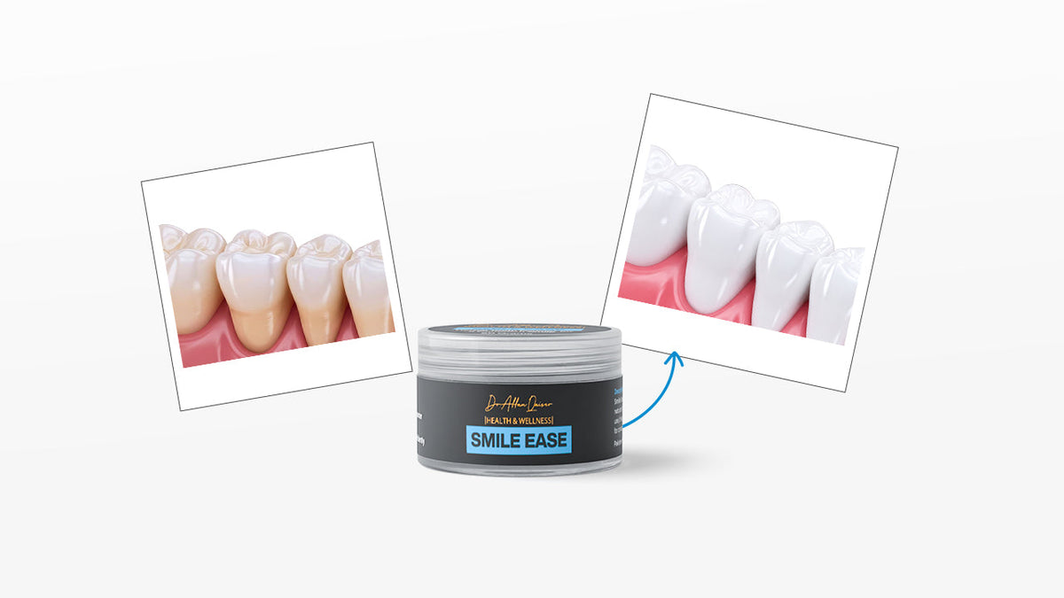 Smile Ease Tooth Powder for Cleaner Teeth & Fresher Breath