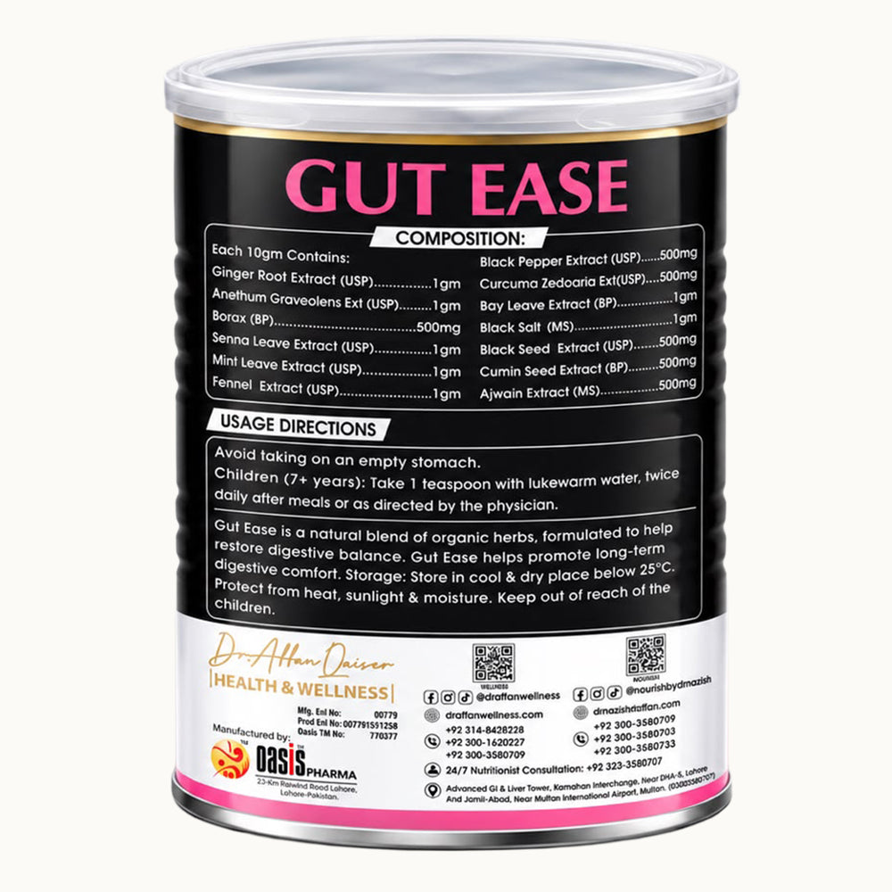 Gut Ease – Natural Digestive Balance Formula