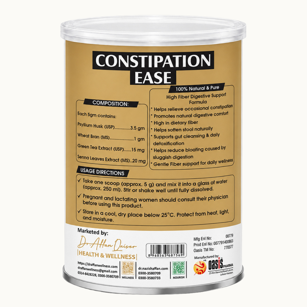 Constipation Ease (Fibosis) – Advanced Natural Fiber Formula