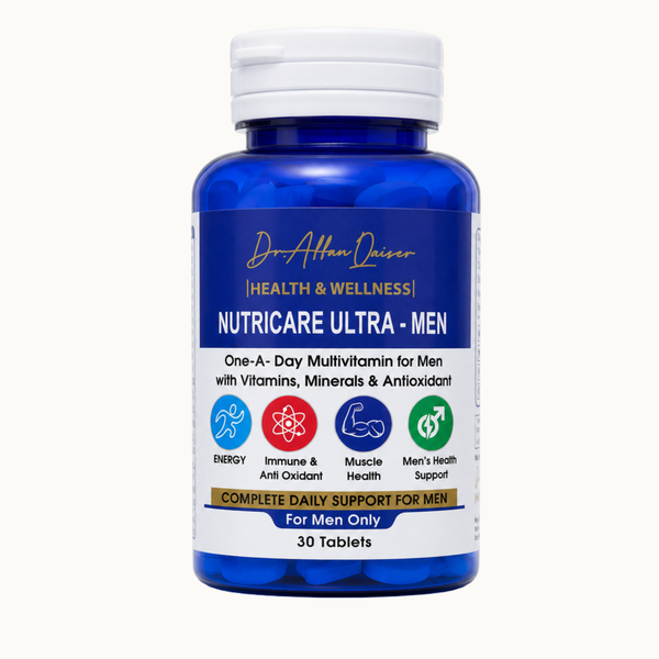 Nutricare Ultra – Men | One-A-Day Multivitamin for Men – 30 Tablets