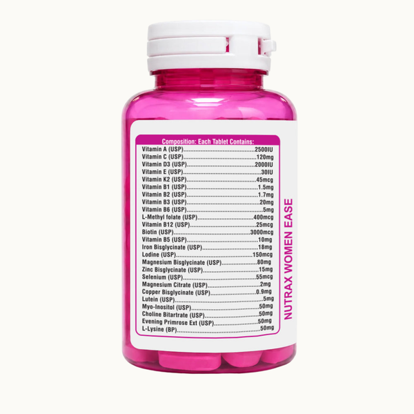 Nutricare Ultra – Women | One-A-Day Multivitamin for Women – 30 Tablets