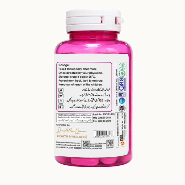 Nutricare Ultra – Women | One-A-Day Multivitamin for Women – 30 Tablets