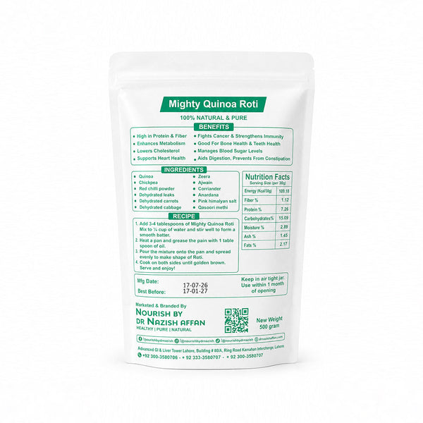 Mighty Quinoa Roti Gluten Free (30 servings)