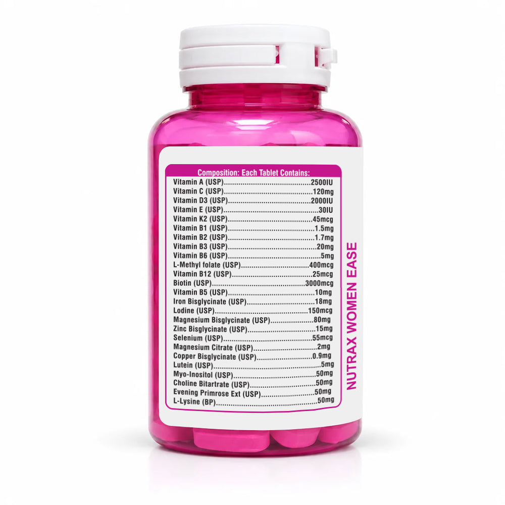 Nutricare Ultra – Women | One-A-Day Multivitamin for Women – 30 Tablets