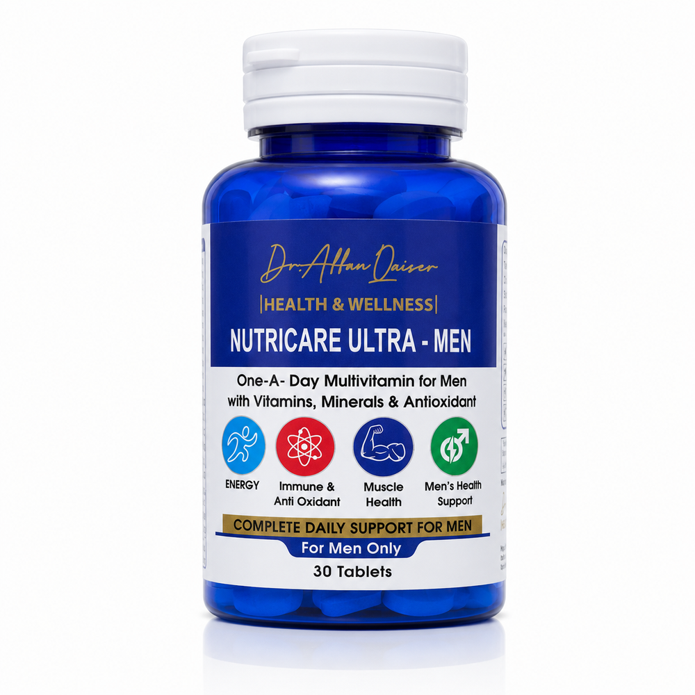 Nutricare Ultra – Men | One-A-Day Multivitamin for Men – 30 Tablets
