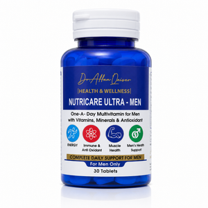 Nutricare Ultra – Men | One-A-Day Multivitamin for Men – 30 Tablets