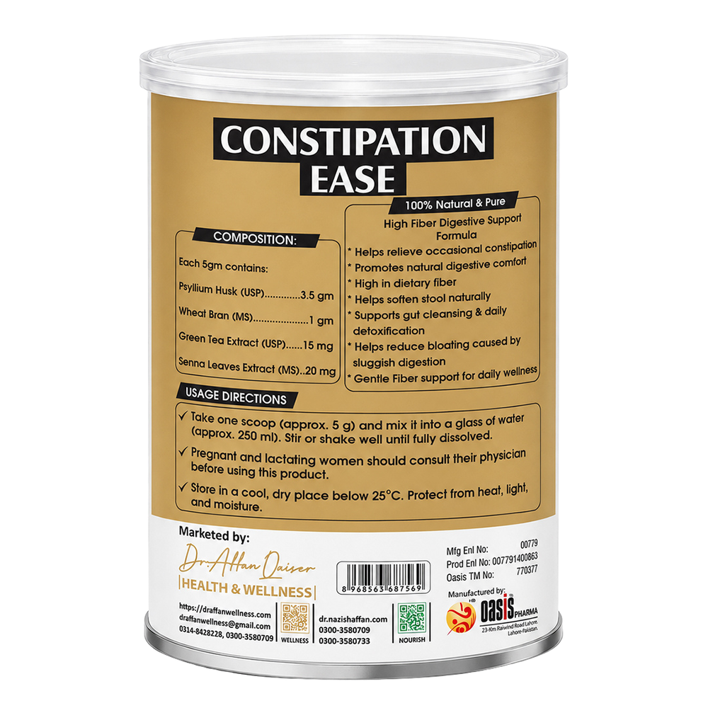 Constipation Ease (Fibosis) – Advanced Natural Fiber Formula