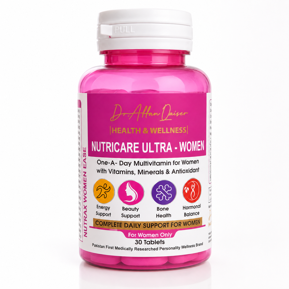 Nutricare Ultra – Women | One-A-Day Multivitamin for Women – 30 Tablets